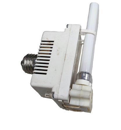 White lighting installation PLC Adaptor to E27 5W-11W with metal screw base and tubular design
