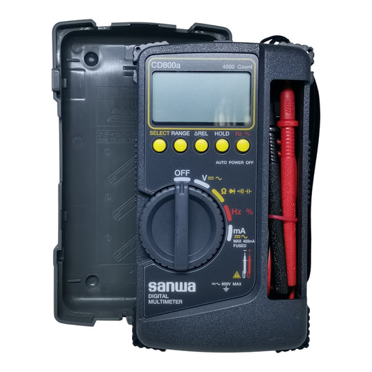 Sanwa CD800a Digital Multimeter LCD 6000 Counts 0.7% Accuracy Made in Japan
