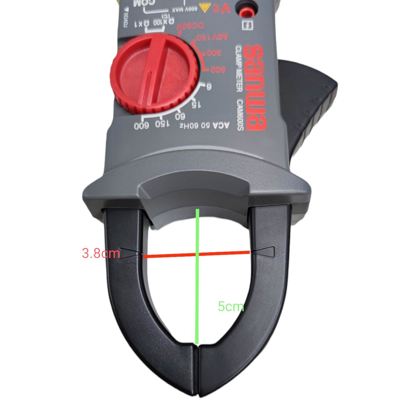 Sanwa 600A Analog Clamp Tester CAM600S Range 600A 600V AC 60V DC Made in Japan