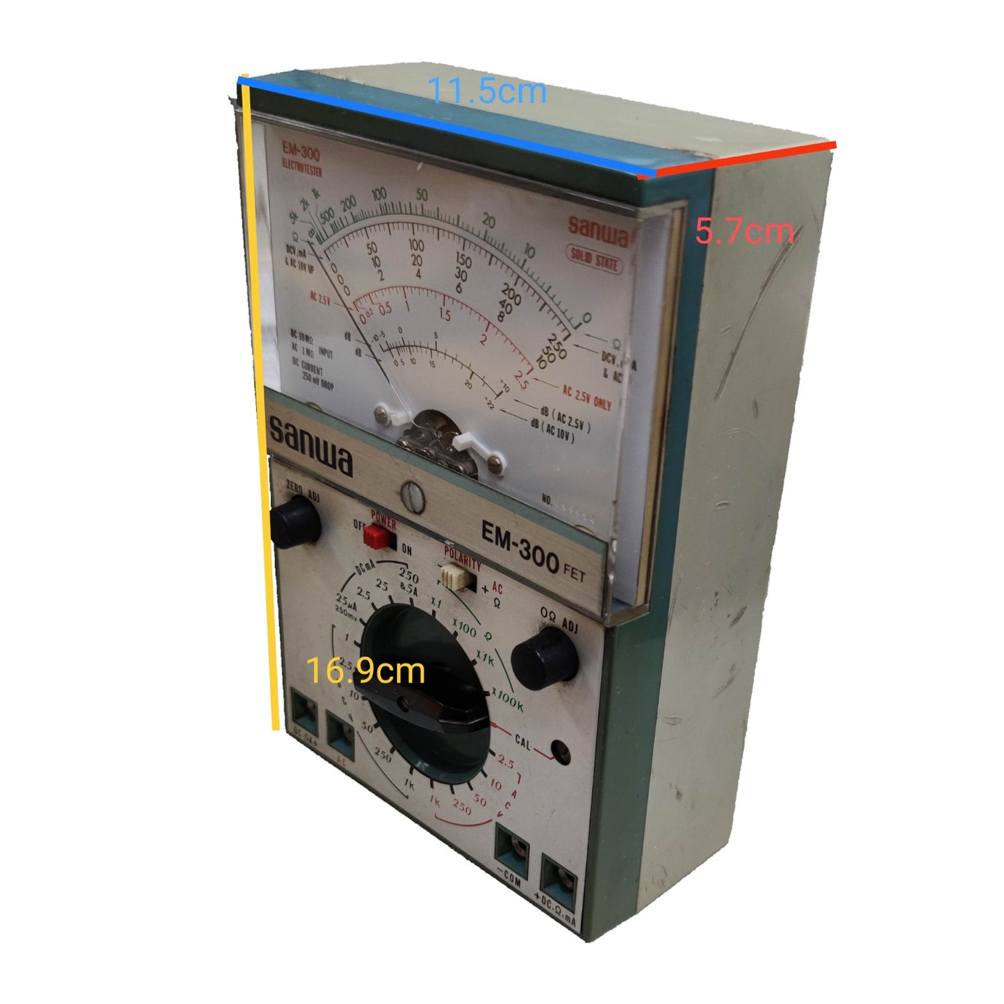 Sanwa Electrotester Solid State Tester with analog display and various measurement functions