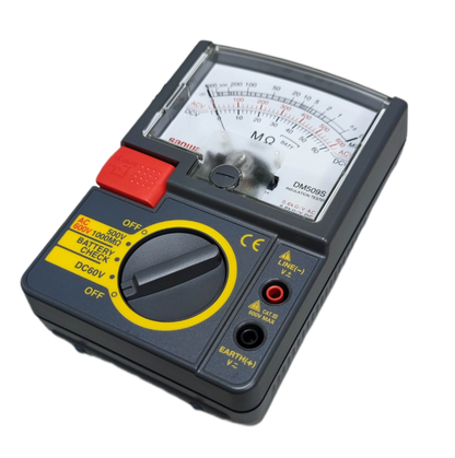 Sanwa Insulation Resistance Tester DM509S with analog display and multiple voltage settings
