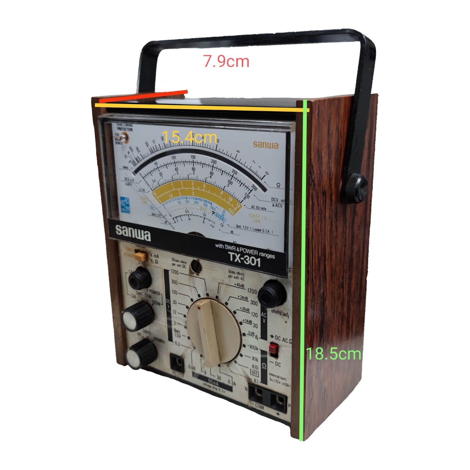 Sanwa Multi Power Tester TX-301 with Fuse Protection for accurate electrical measurements and testing