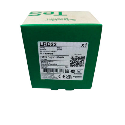 Schneider 16 - 24A Overload Relay LRD22 for motor protection and control applications