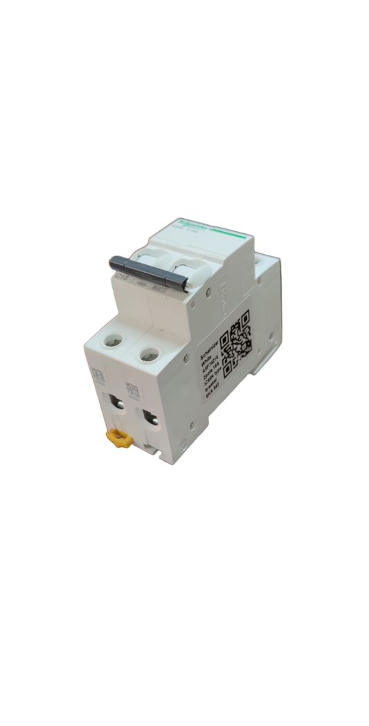 Schneider 16A Miniature Circuit Breaker 6KAIC compact electrical protection device in white