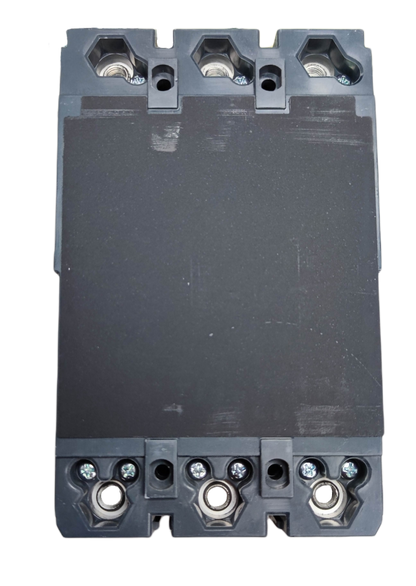 Schneider 225A 3 Pole Industrial Circuit Breaker with durable black casing and screw terminals
