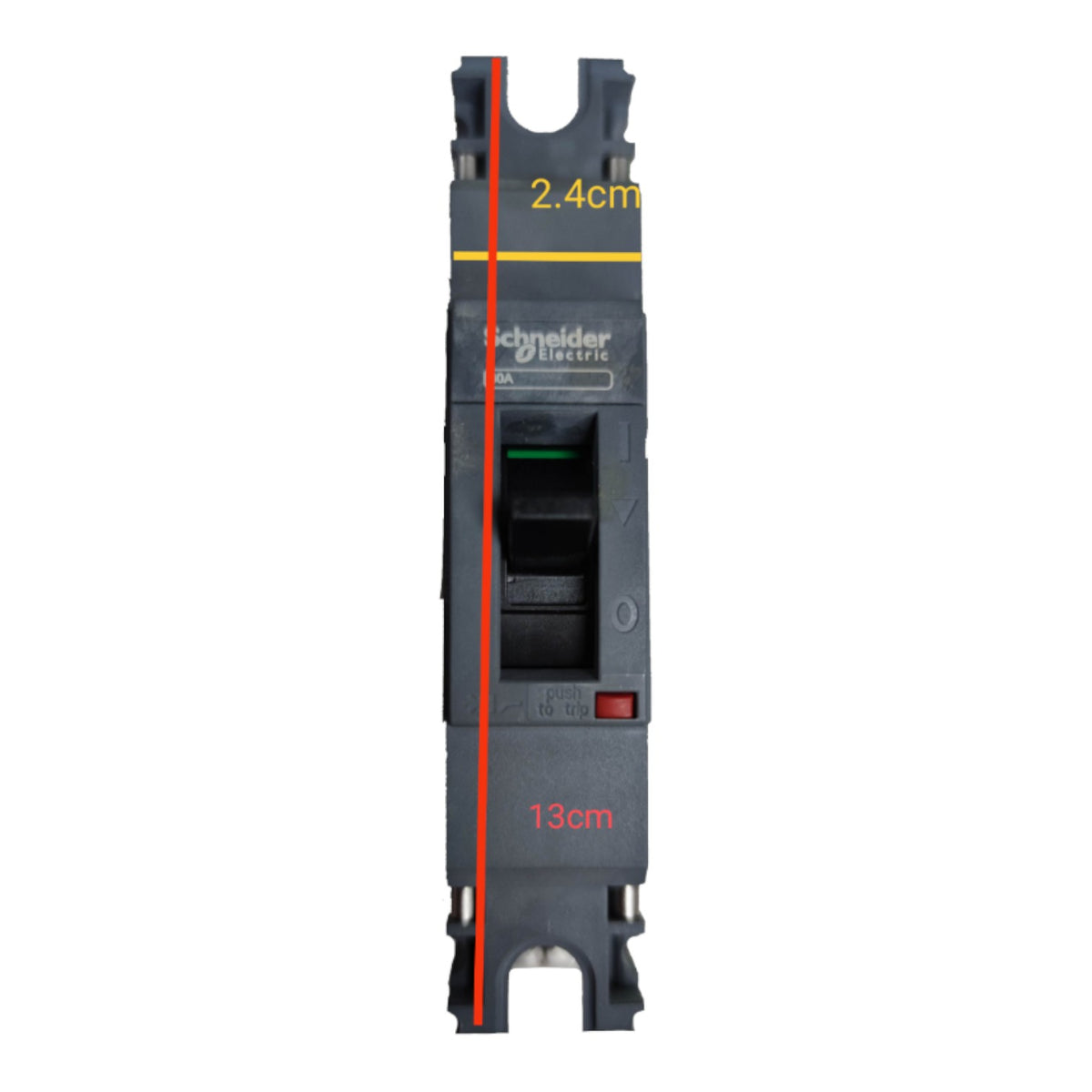 Schneider 30A 1 Pole Industrial Circuit Breaker 25KAIC 220V EZC100H1030