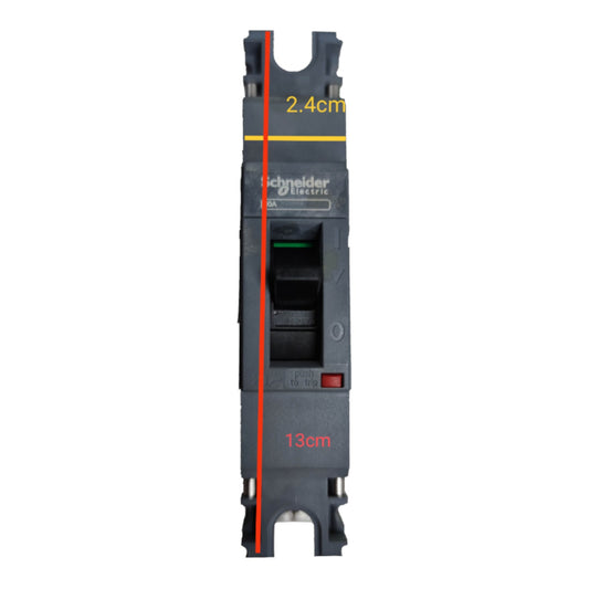 Schneider 30A 1 Pole Industrial Circuit Breaker 25KAIC 220V EZC100H1030