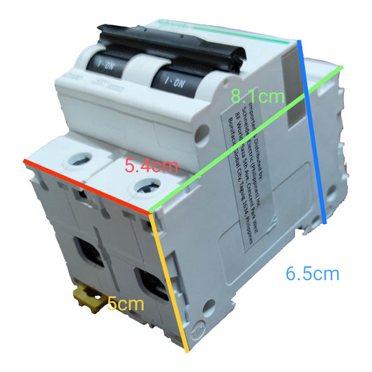 Schneider 80A 2 Pole 10KAIC 220V Circuit Breaker C120N A9N18361