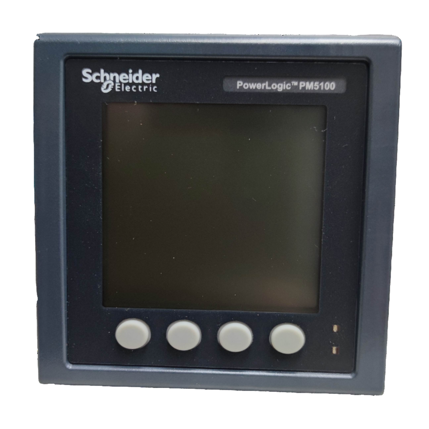 Schneider digital power meter PowerLogic PM5100 with a large display and control buttons for electrical monitoring