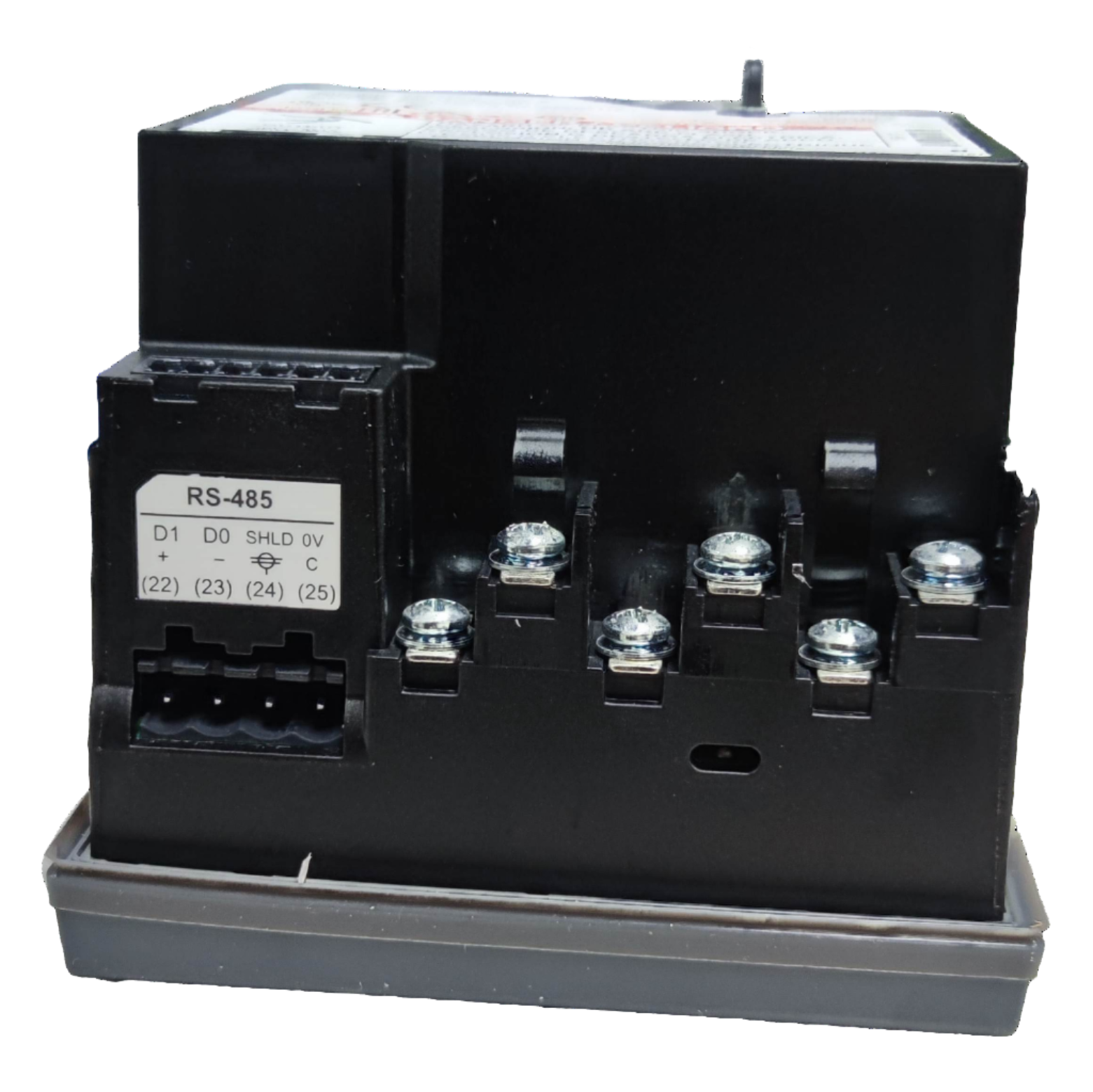 Schneider digital power meter with multiple connection terminals for efficient electrical testing