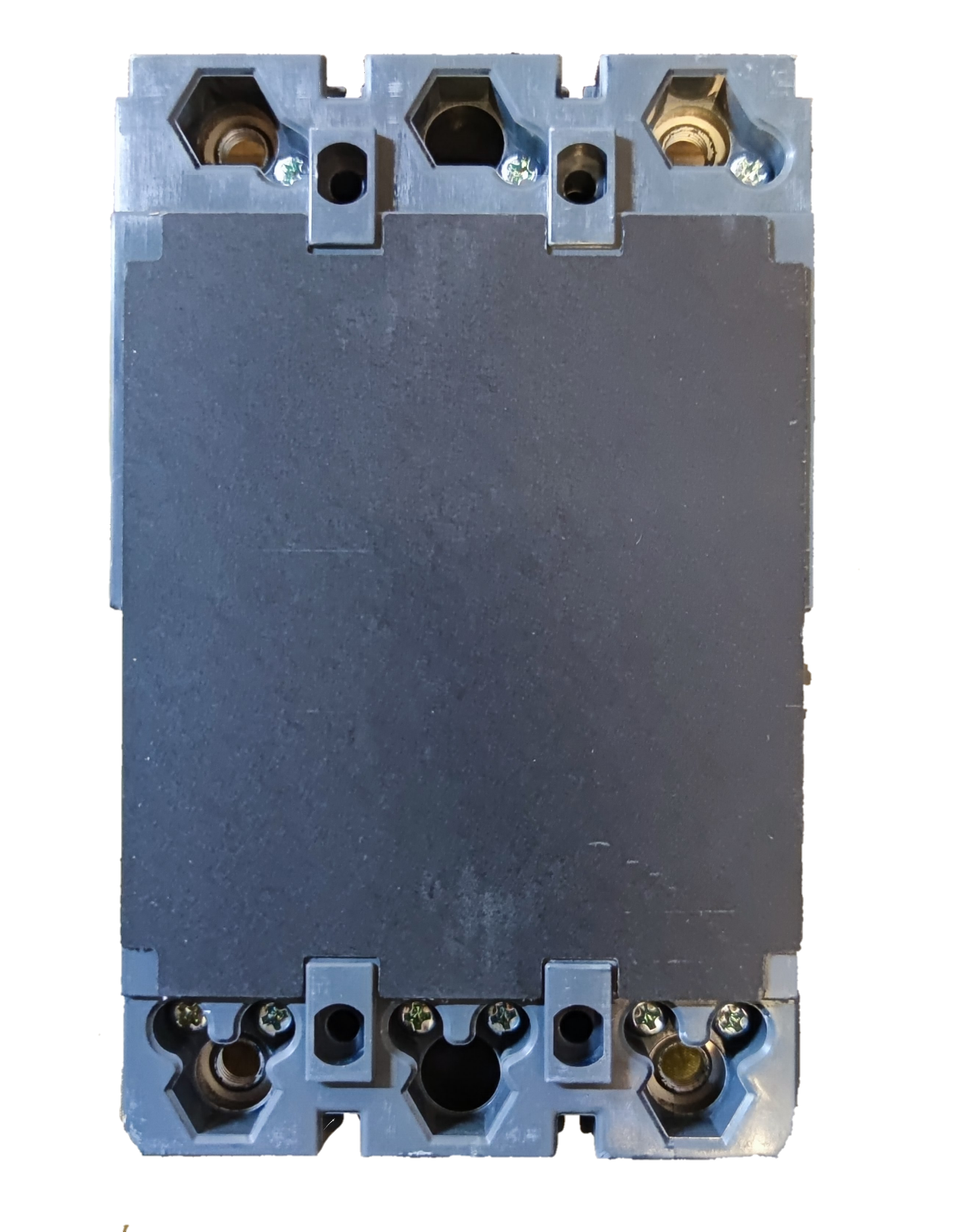 Schneider 125A 2 Pole Single Phase Breaker electrical circuitry component with black and gray body