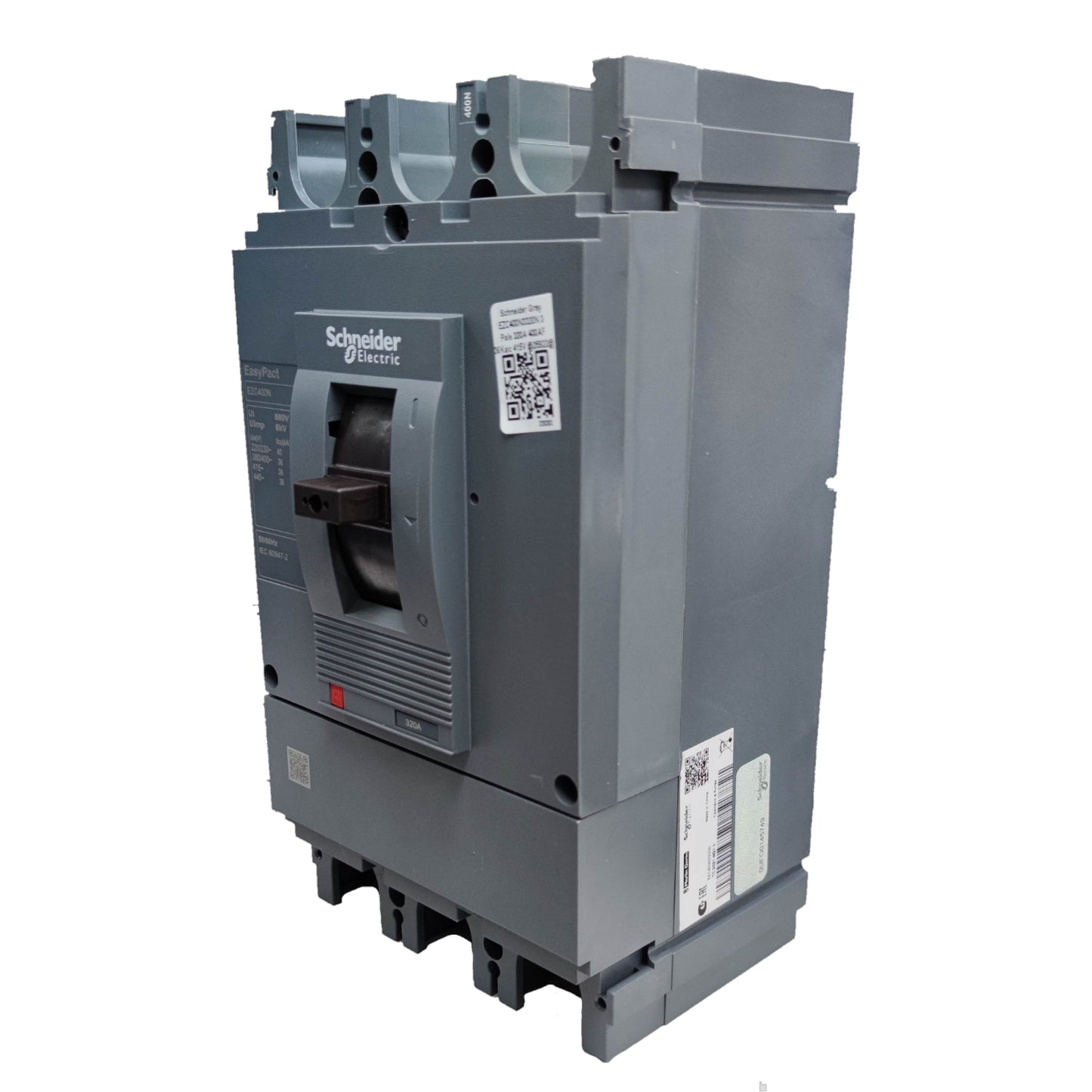 Schneider 350A 3 Pole Industrial Circuit Breaker designed for heavy-duty electrical protection