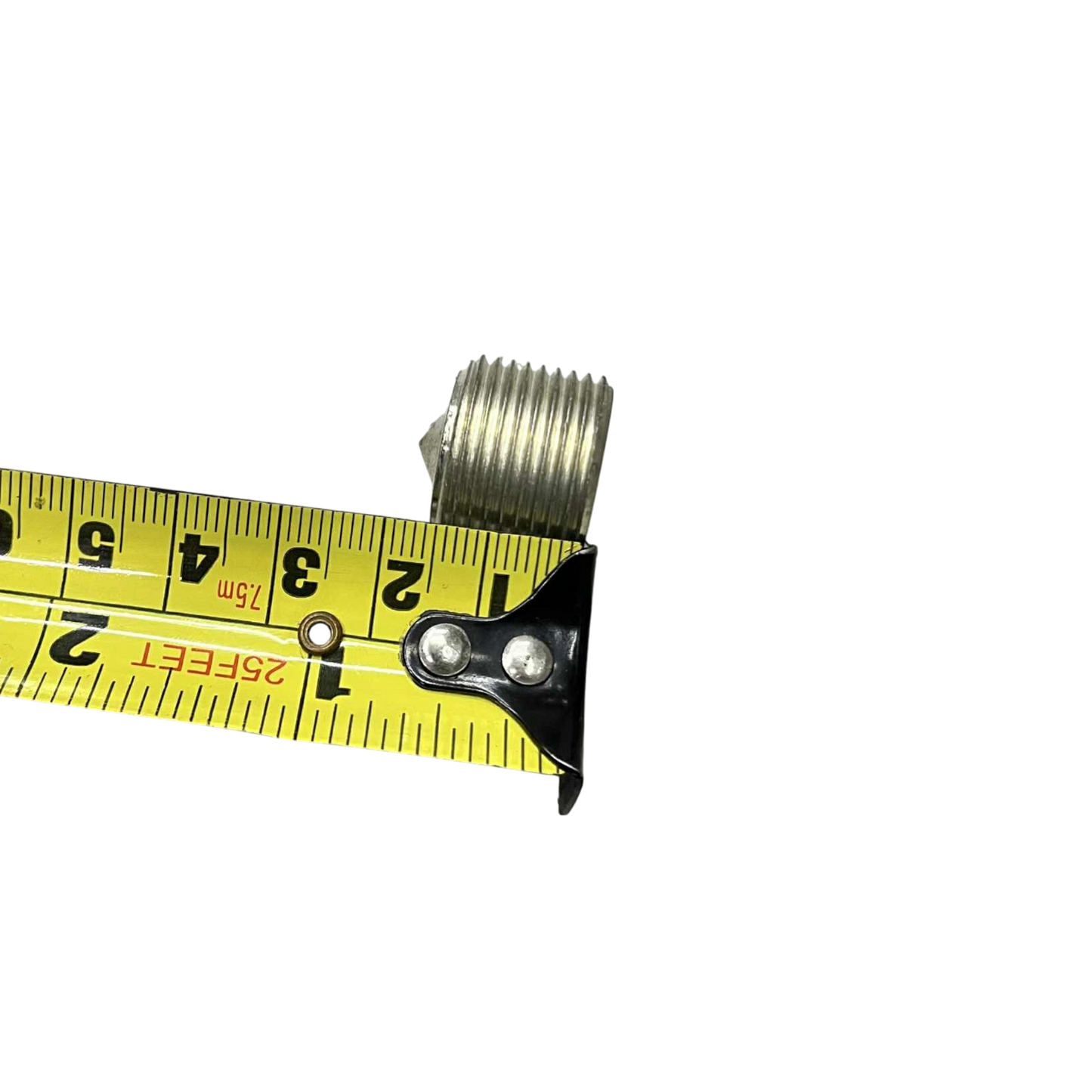Schneider EZC400N Ampere Frame with measurement tape showing precise dimensions for electrical circuitry