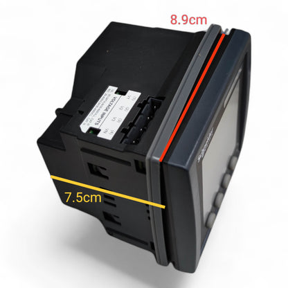 Schneider Power Meter METSEPM5100 with dimensions 8.9cm x 7.5cm for accurate energy monitoring