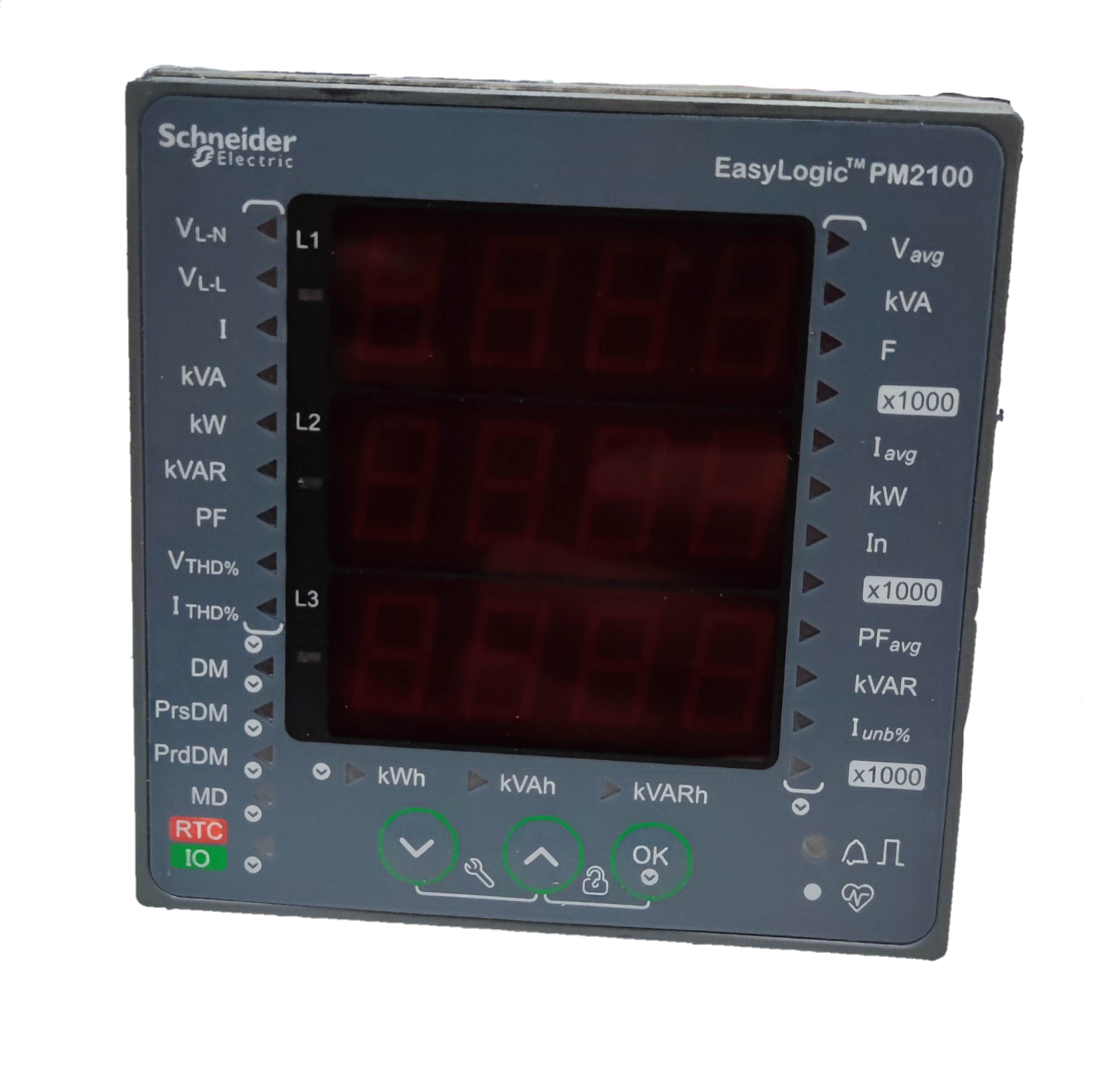 Schneider Power Meter METSEPM2130 Easy Logic electrical trade tool with digital display and measurement functions