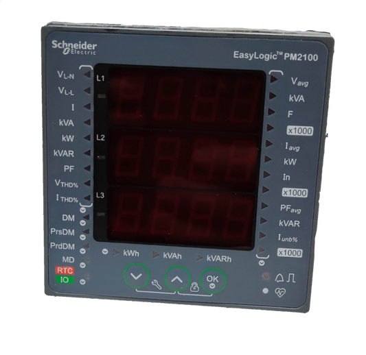 Schneider Power Meter METSEPM2130 Easy Logic electrical trade tool with digital display and measurement functions