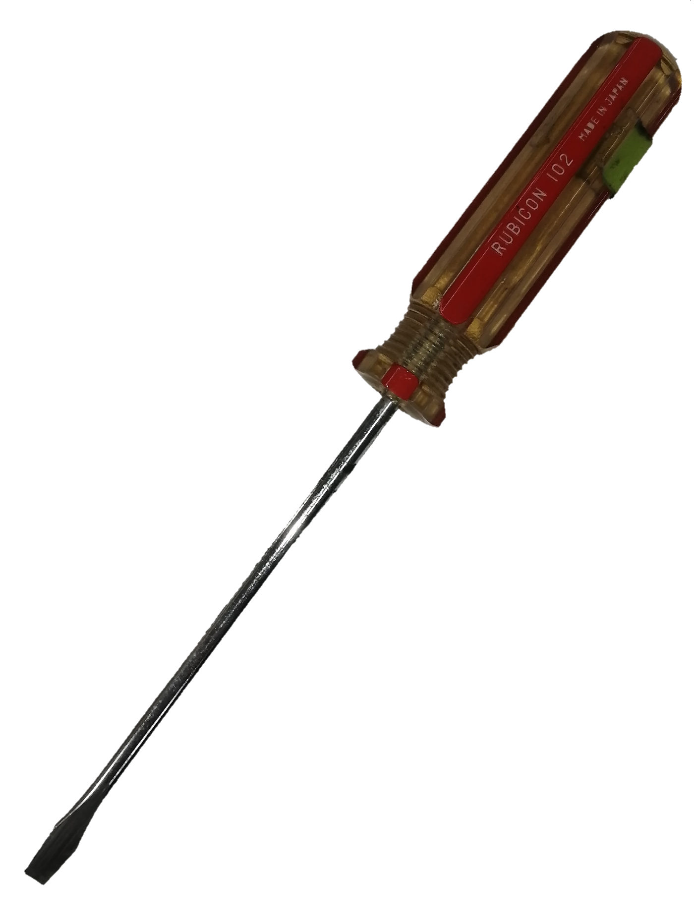 Screw Driver Made in Japan Rubicon with a durable handle and metal shaft for precision work