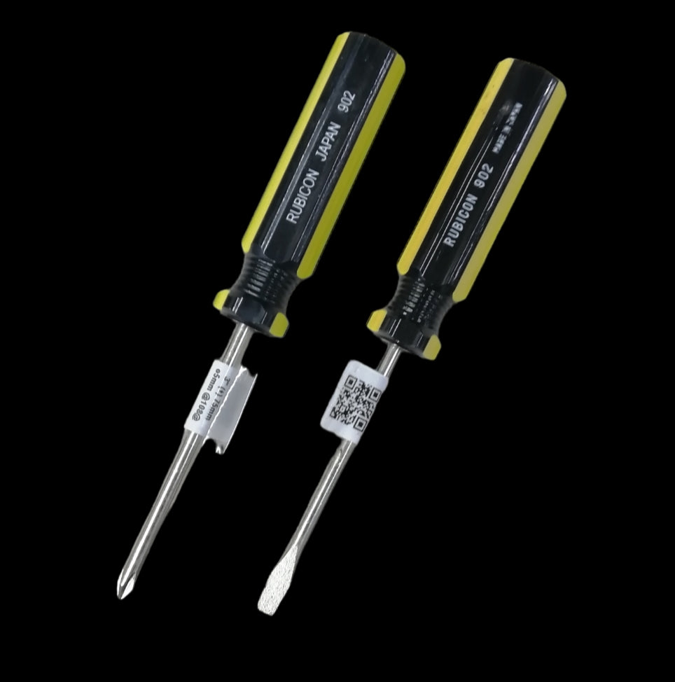 Screw Driver Made in Japan Rubicon with ergonomic handles for precision tasks