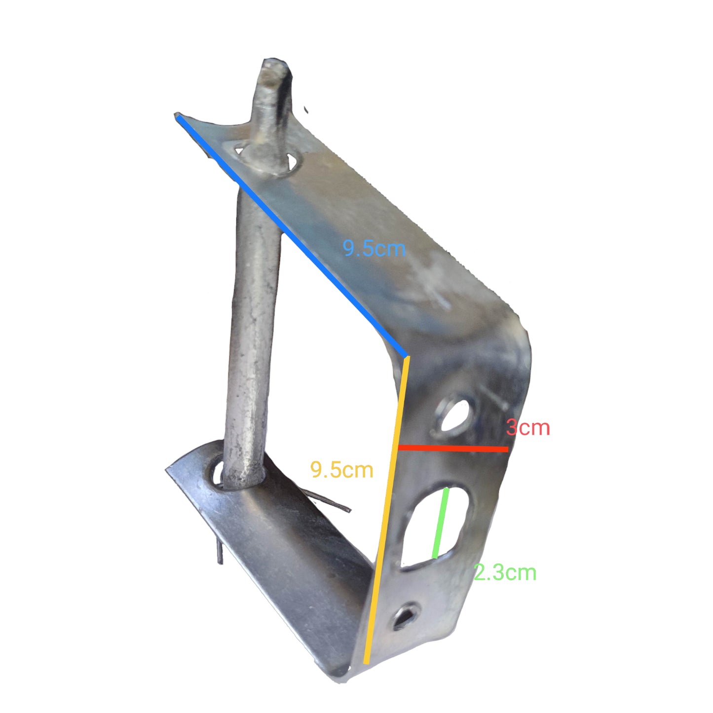 Secondary Rack 1 Wire Metal Bracket for Electrical Circuitry Assembly and Support