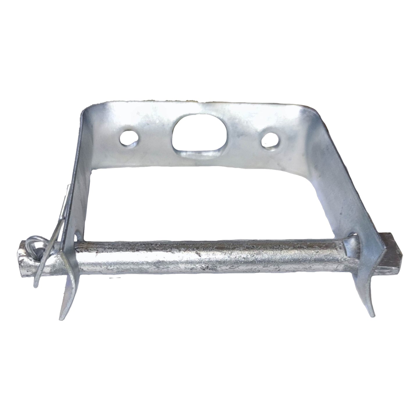 Galvanized metal Secondary Rack 1 Wire support bracket for electrical circuitry installation