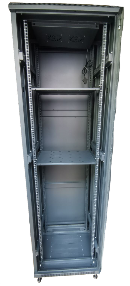 Grippes Server Rack 42U 60cm x 60cm x 196cm black metal electrical circuitry frame