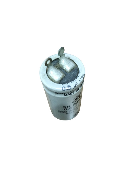 0.5MFD Motor Running Capacitor electrical part made in Taiwan with metal terminals