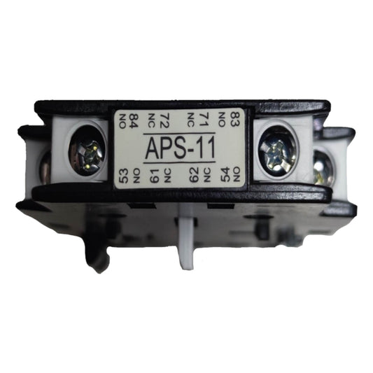 Shihlin Auxiliary Contact for Magnetic Contactor Side Mount 1NO + 1NC APS-11
