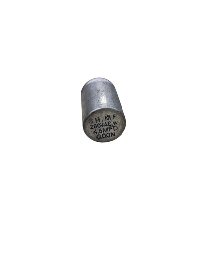 Motor Running Capacitor 280V cylindrical metal 4.8 MFD replacement part from China for fan motors