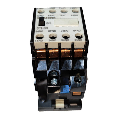 Siemens Magnetic Contactor 10A 2NO 2NC 220V with multiple terminals for electrical applications