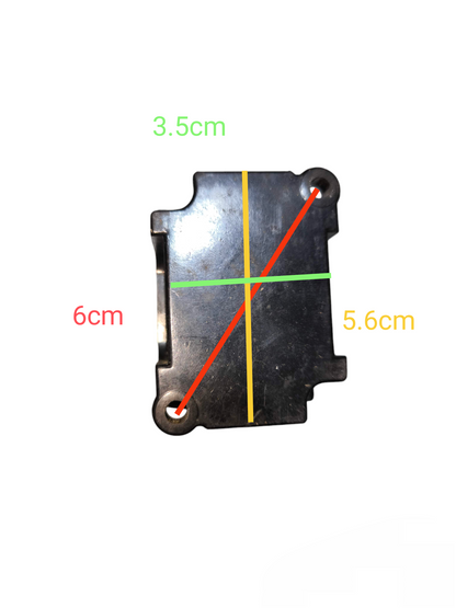 Siemens Magnetic Contactor 4NO 4NC 10A 220V black electrical component with dimension markings