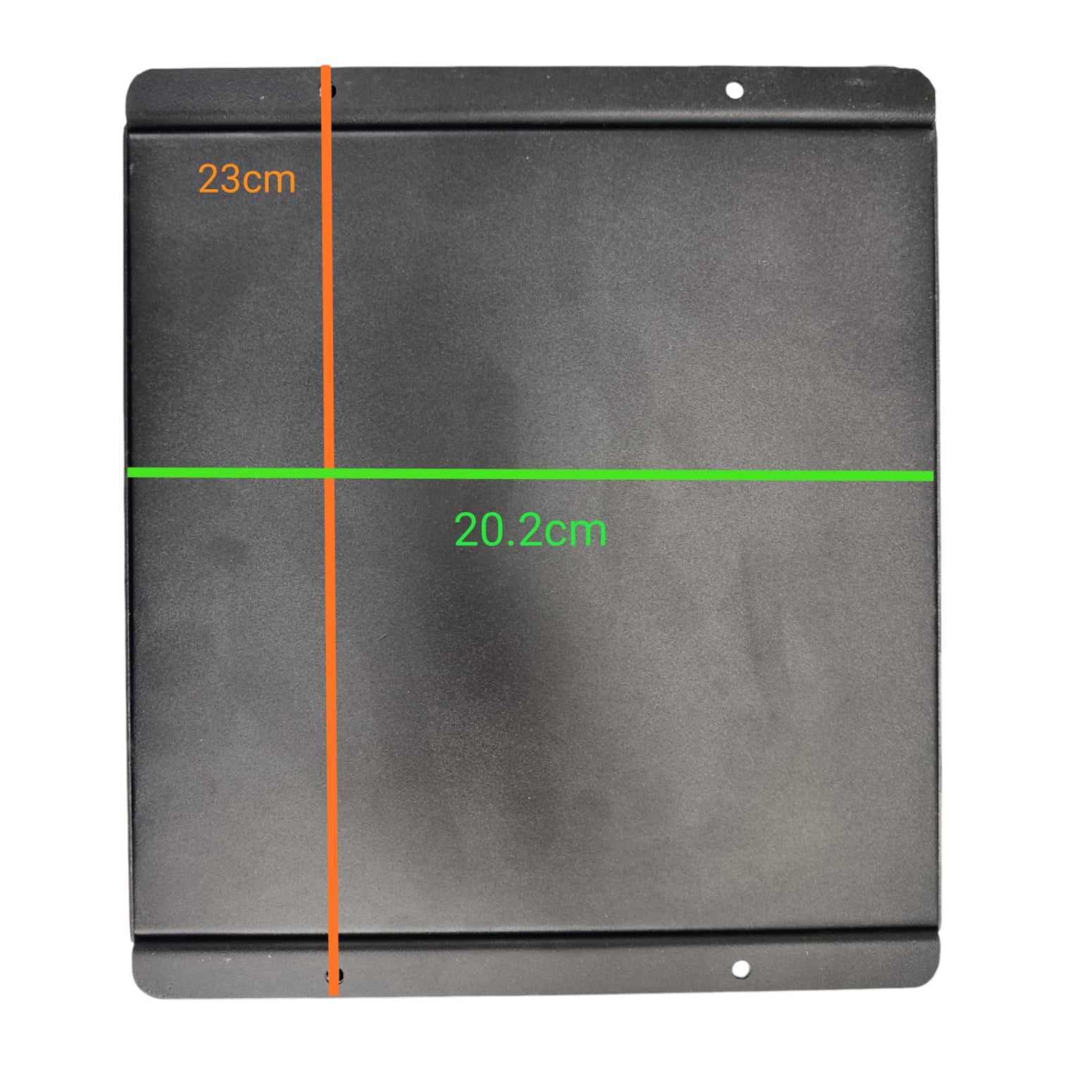 ZwitseRise 150A 48V DC solar charge controller mounting panel with measurement markers for easy installation