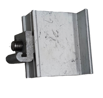 Electx solar panel end clamp 50mm made of durable aluminum for secure solar panel installation