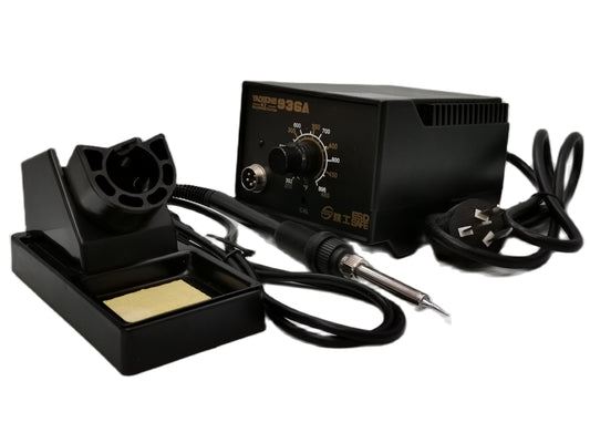 YAOGONG Soldering Station 936A 220V 50W featuring adjustable temperature and soldering iron with stand