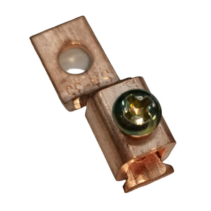 Solderless Terminal lugs - SA-35 made of copper for secure electrical connections in wiring projects Solderless Terminal Lugs 8mm - 14mm Wire Size Copper SA-35 AWG 6/7 Electx Electrical Supply