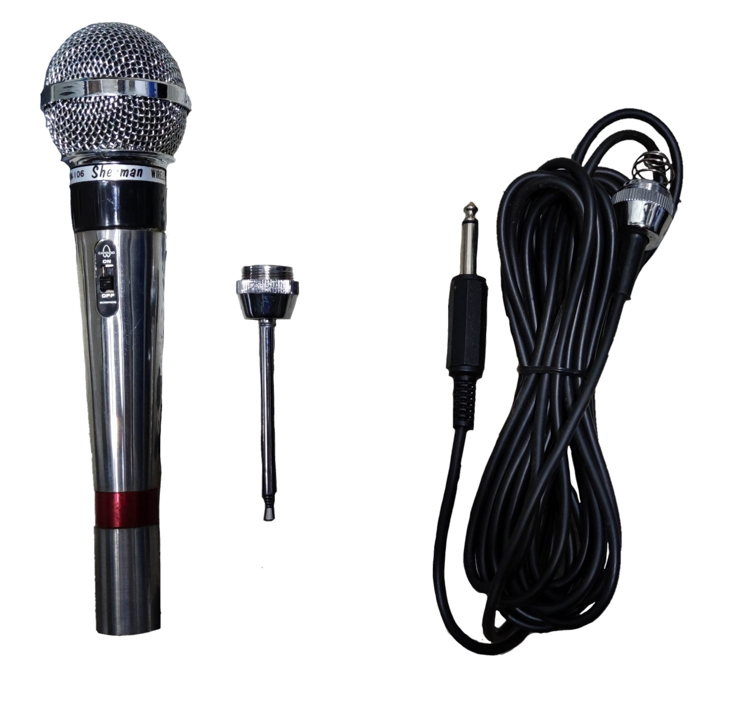 Sherman microphone with special cord FM AM microphone accessory for enhanced audio performance
