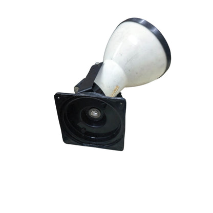 14cm E27 spot light holder in black and white with adjustable angle for versatile lighting solutions