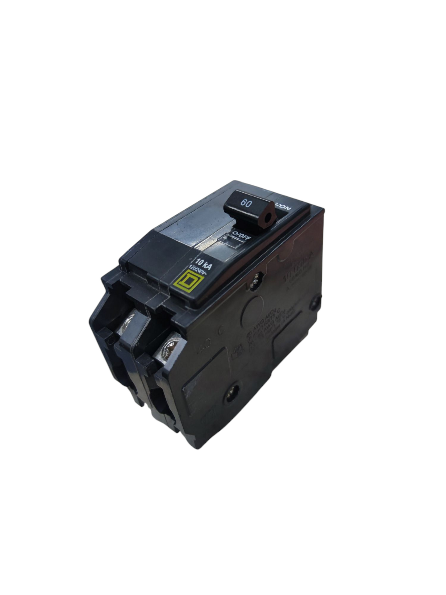Square D 60 Amp Circuit Breaker 2Pole Plug In with compact design for reliable electrical safety