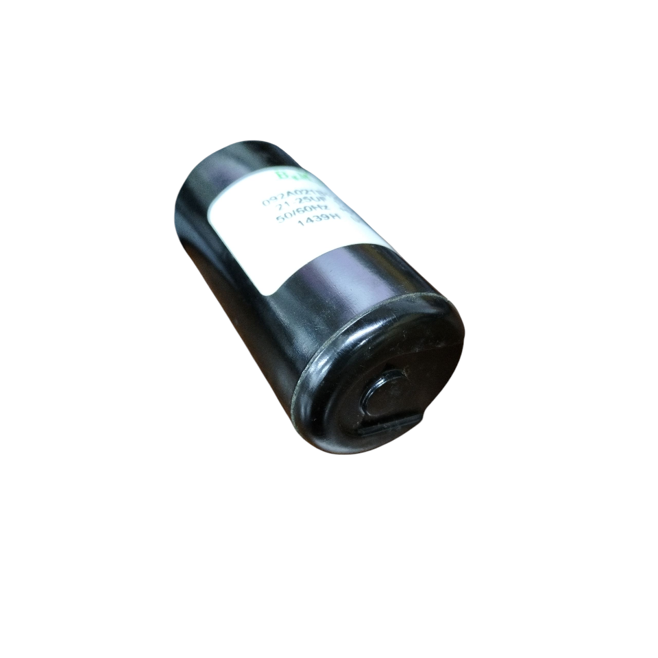 BMI Starting Capacitor 21-25MFD for Motor with durable black casing and easy installation design