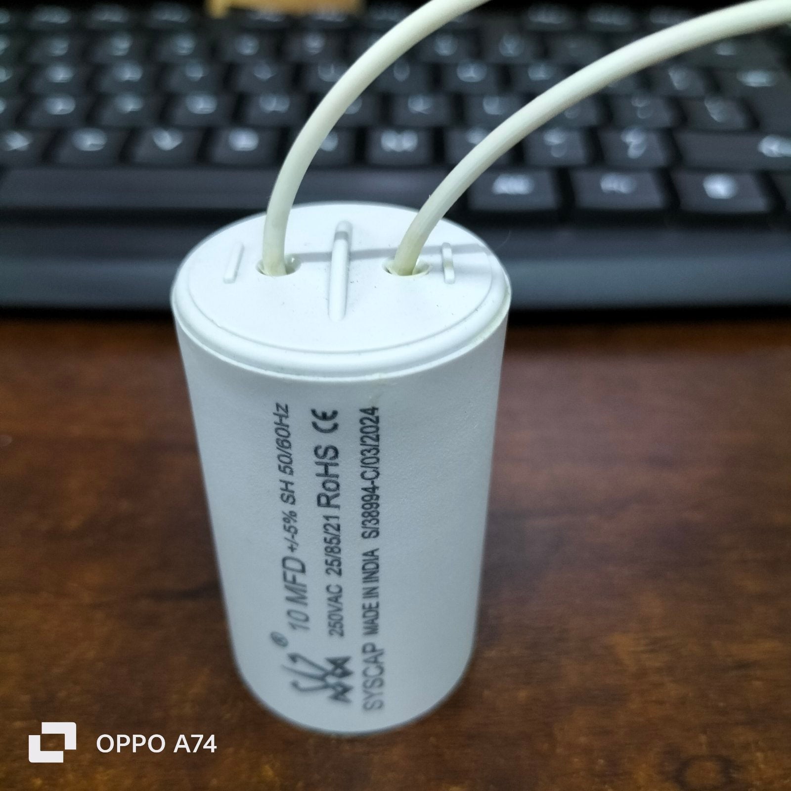 CBB 10MFD motor running capacitor for efficient motor performance and reliable operation