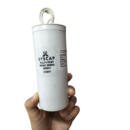 Syscap 30uF 600V motor running capacitor for reliable electrical circuit applications