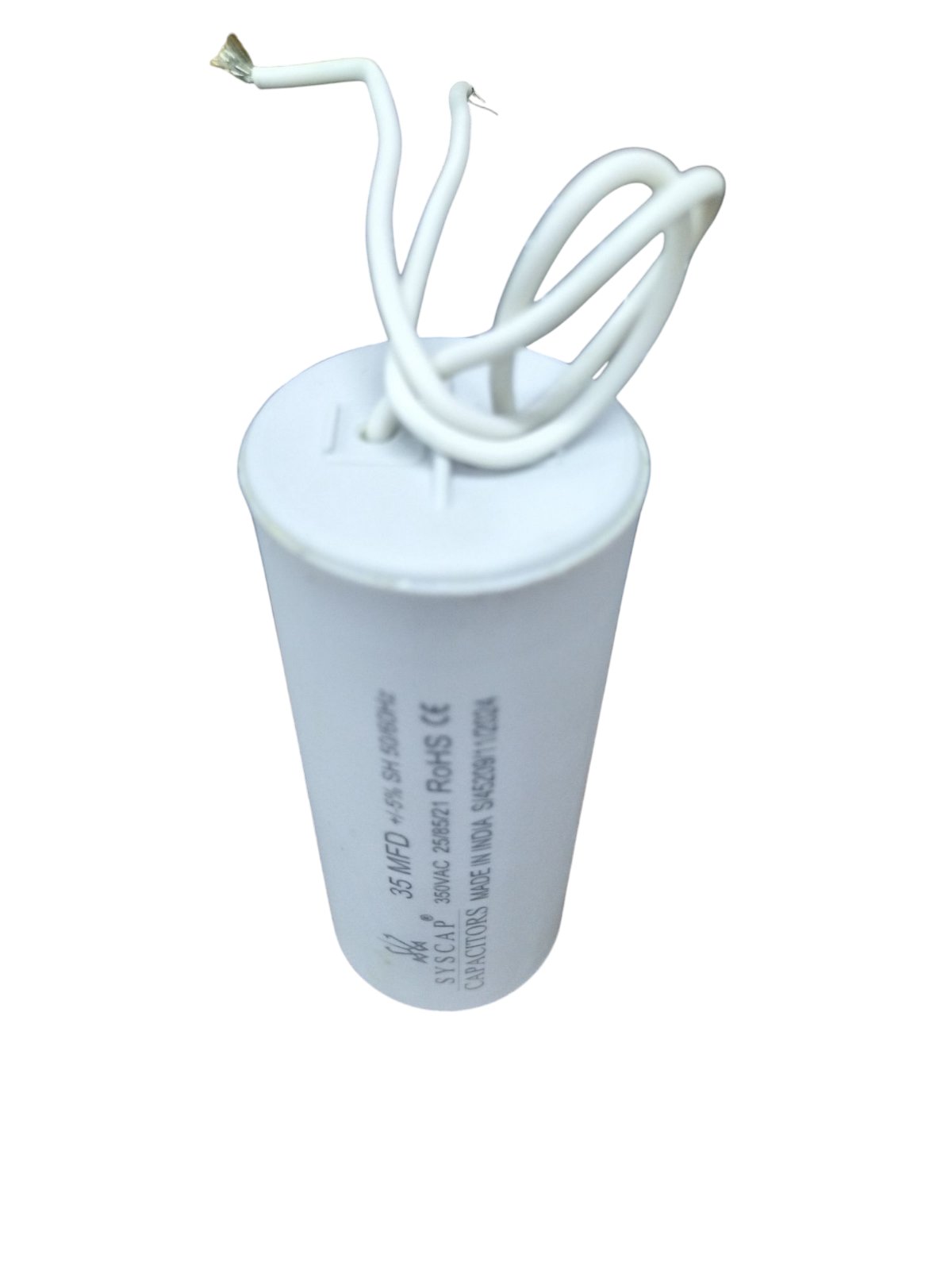 Syscap 35MFD 350 VAC Running Capacitor for Reliable Electrical Circuitry Applications