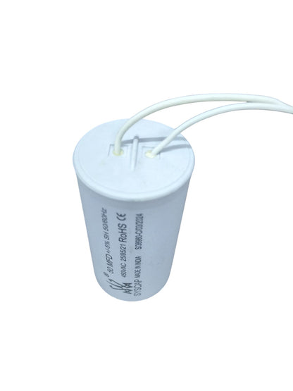 Syscap Motor Capacitor with two wire leads for electrical circuit applications