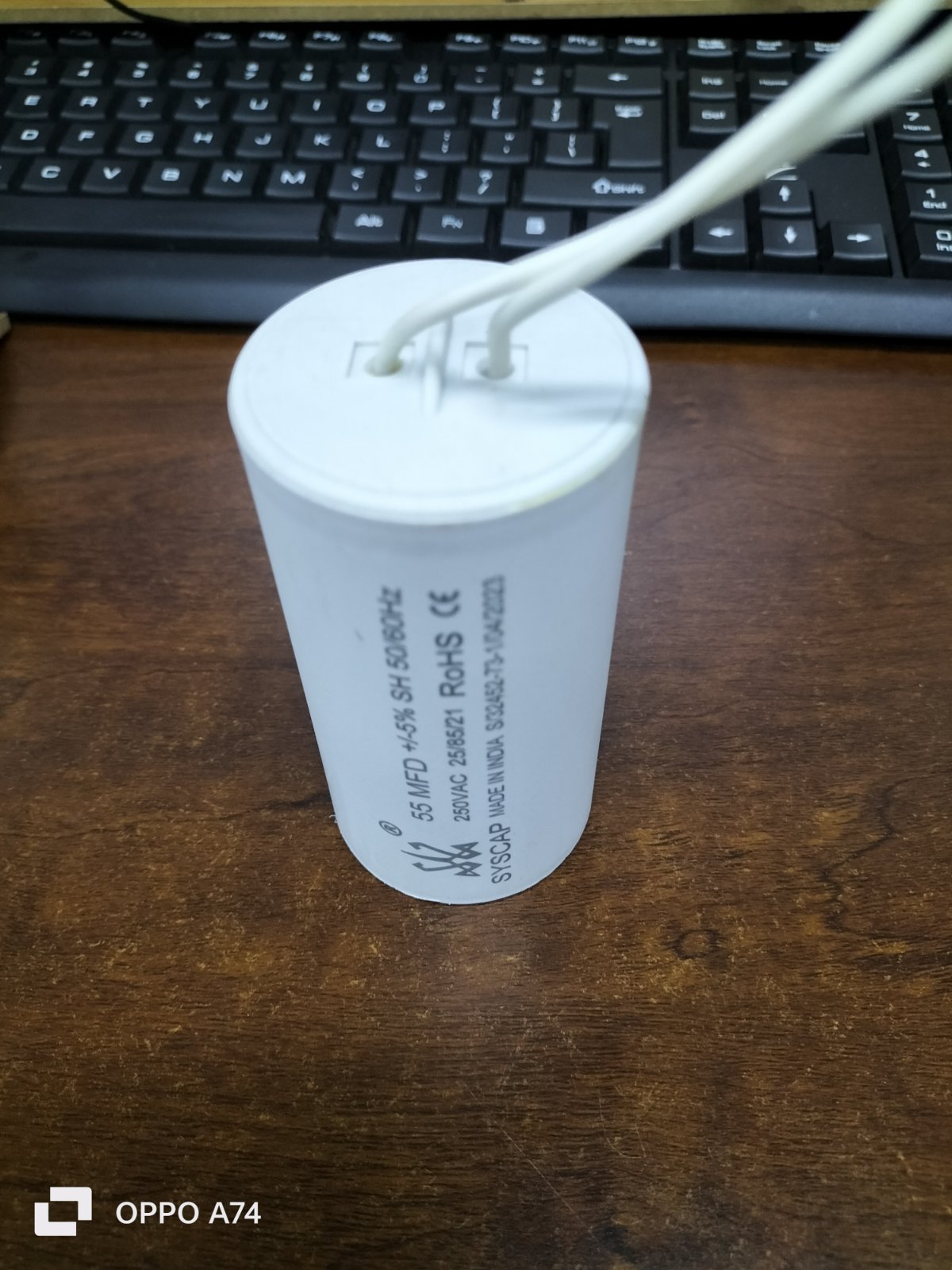 Syscap Motor Capacitor for efficient electrical circuit performance and enhanced motor function