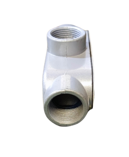 T Conduit Tee Conduit 1 inch with durable metal construction for electrical wiring applications