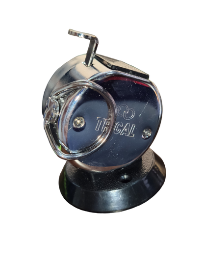 Metal handheld Tactical Counter 4 Digits gameplay accessory with finger ring and black base