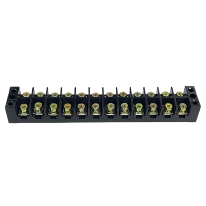 Grippes 60A terminal block 600V with multiple connectors for secure electrical connections