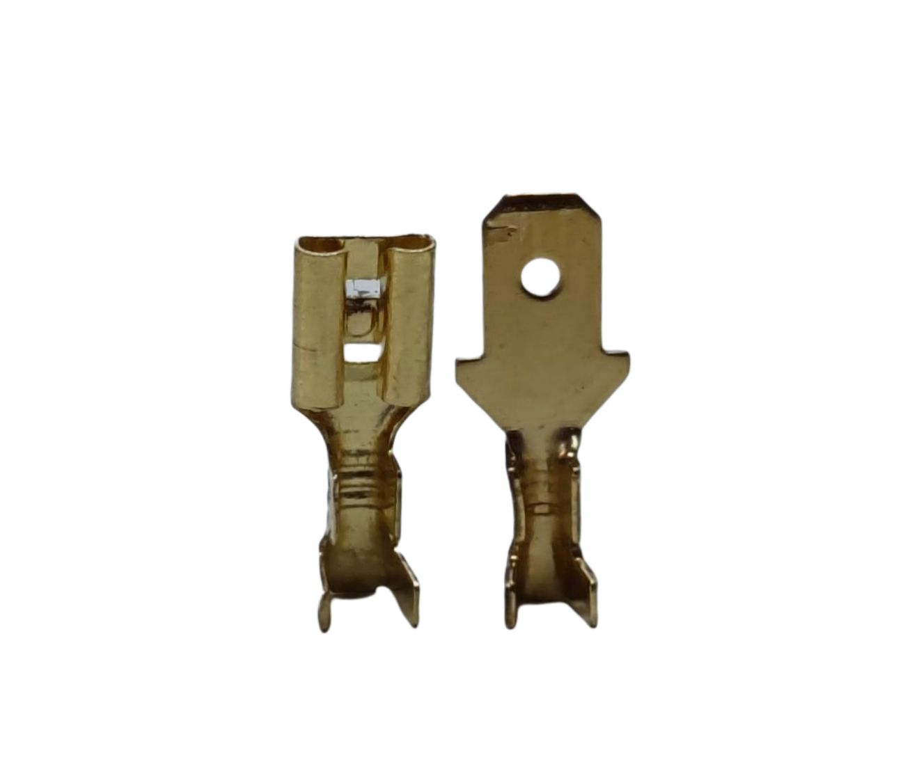 Gold Terminal Lugs Connector Type Male and Female suitable for reliable electrical connections