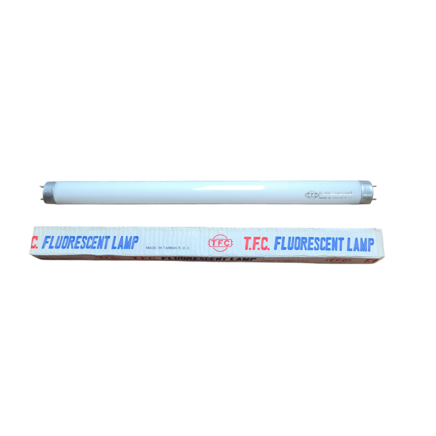 TFC 10W Fluorescent Tube Daylight T8 with a sleek design and packaging displaying the TFC brand