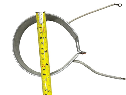 Local Thermos Heating Element 220V metal ring with attached wires and measuring tape
