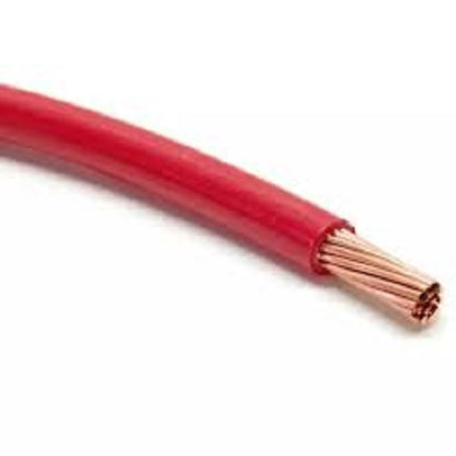 Phelps Dodge THHN AWG 8 Stranded Red electrical wire with copper strands and red insulation